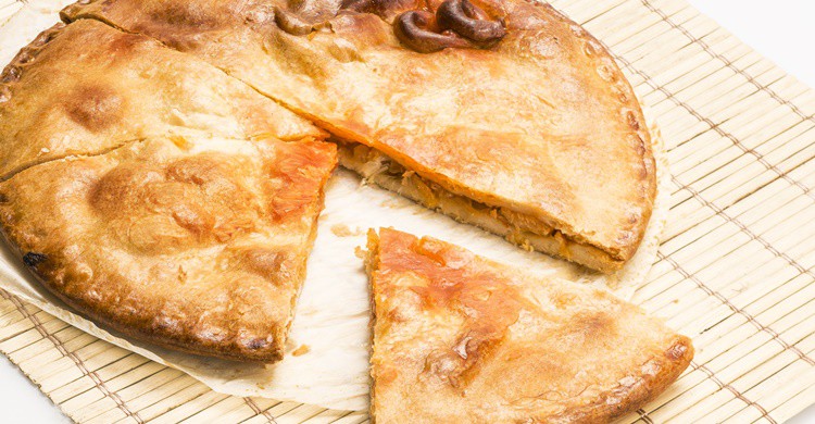 Imagen de una empanada típica de Galicia. Airrazab (iStock)