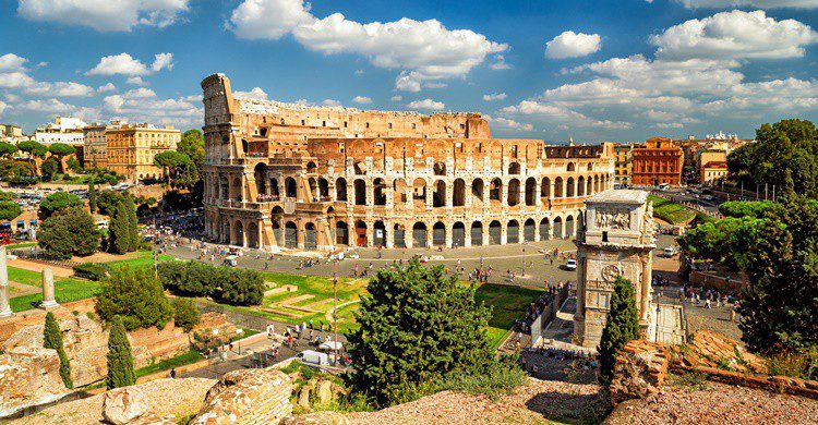 Vista del famoso Coliseo. Scaliger (iStock)