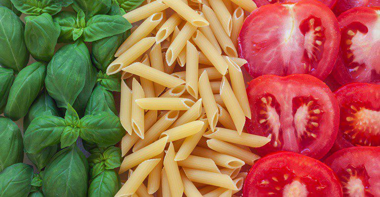 Colores de Italia con alimentos tradicionales. Minoandriani (iStock)