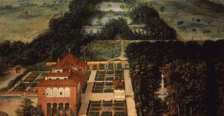 Paisaje de la Casa de Campo, de Félix Castello (Museo de Historia de Madrid, Wikipedia)