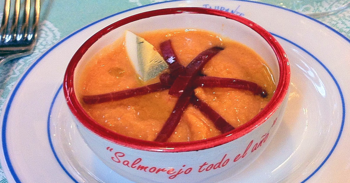 Salmorejo en El Churrasco (Restaurante El Churrasco, Facebook)