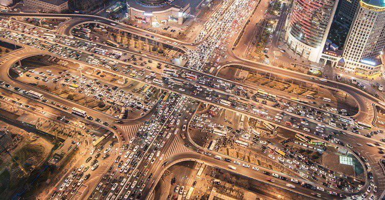 Vista aérea de Pekín atascado. Wenjie Dong (iStock)