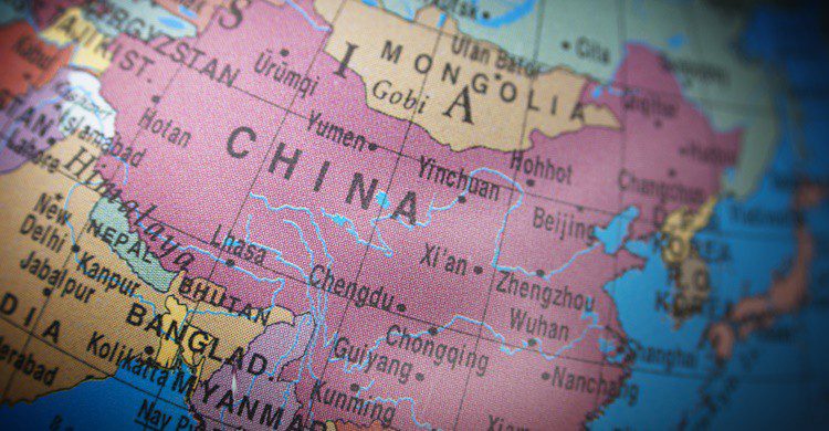 Mapa de China. Doortje69 (iStock)