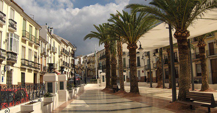 Una plaza de Archidona, Andalucía