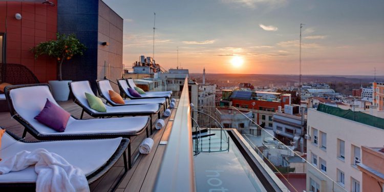 Terraza del Hotel Indigo de Madrid (www.indigomadrid.com)