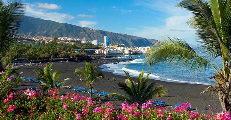 Vistas de Puerto de la Cruz, Islas Canarias