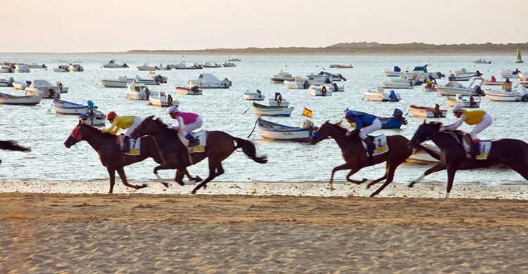 Carreras de caballos en Sanlúcar de Barrameda, Cádiz