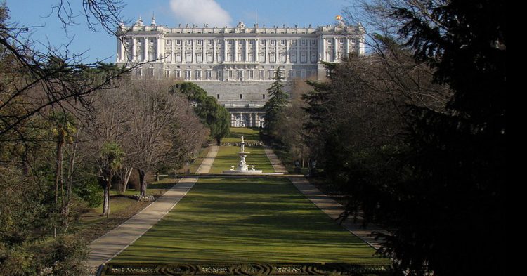 Jardines del Campo del Moro y el Palacio Real