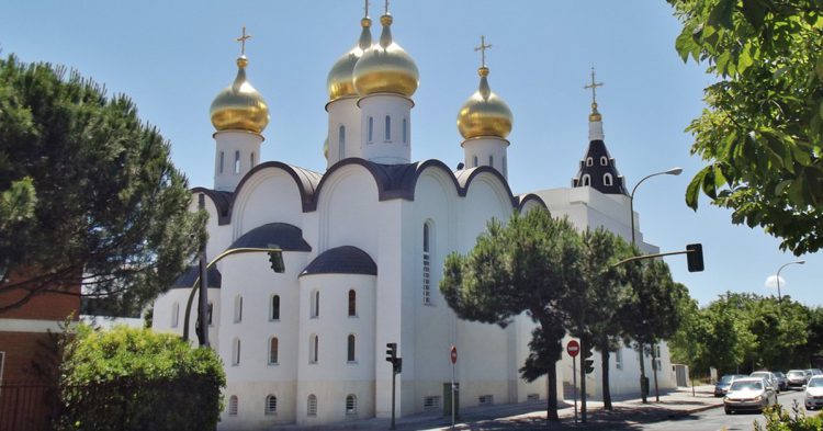 Iglesia ortodoxa rusa en el barrio de Hortaleza