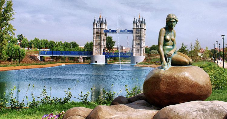 Parque Europa en verano