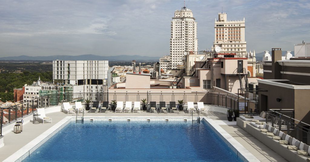 Terraza del Hotel Emperador de Madrid (www.emperadorhotel.com)