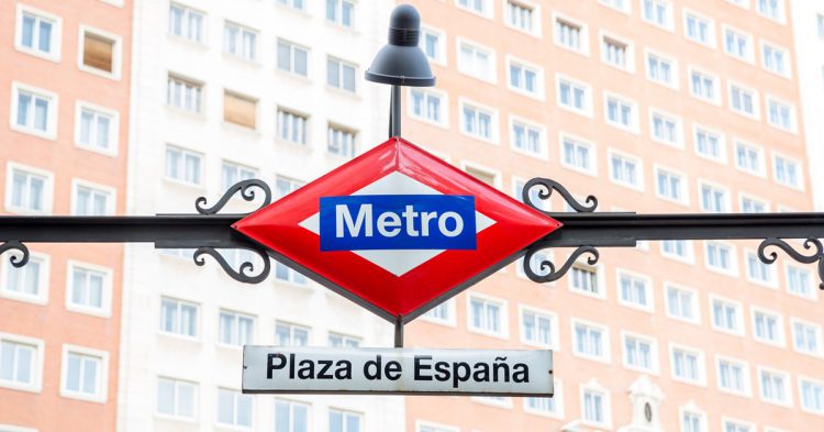 Imagen del metro de Plaza de España. 