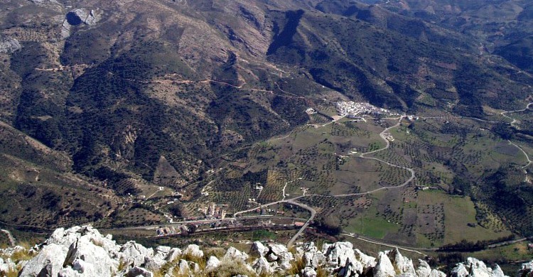 Vistas de Jimera de Líbar, Málaga