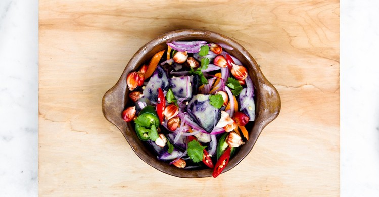 Uno de los platos (Web de la Cafetería Obbio)