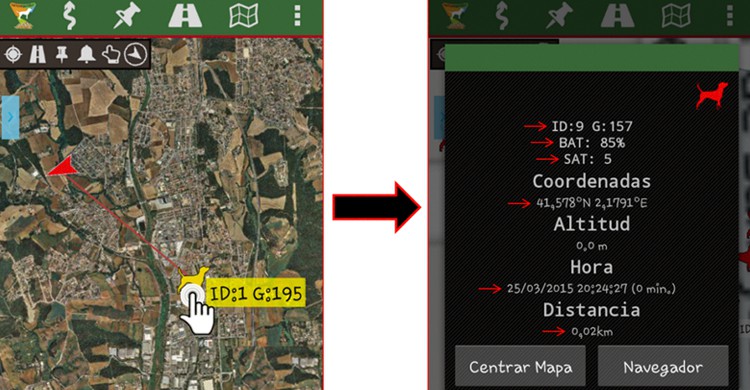 Pantallazo app Teleseguidor (Google Play)