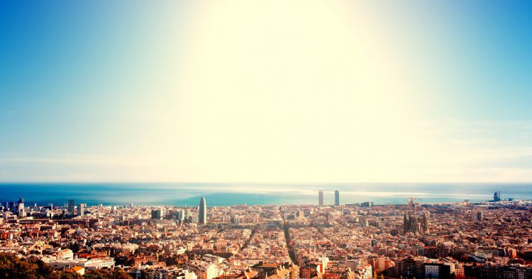 Imagen de las vistas de Barcelona. 