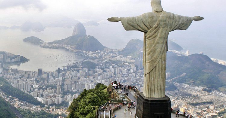 Imagen del Cristo Redentor de Rio de Janeiro. 