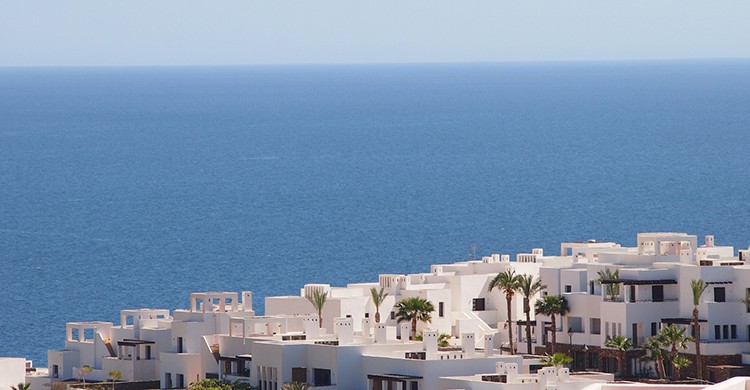 Vistas de Mojácar y del mar