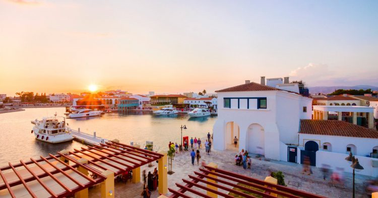 Isla de Chipre en verano