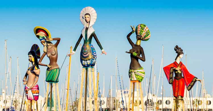 Hogueras de San Juan en Alicante