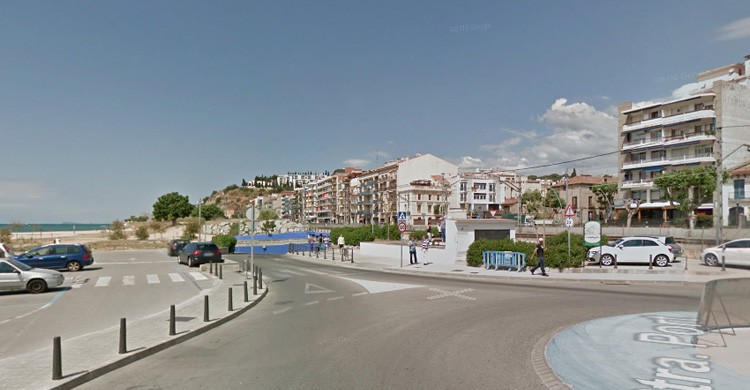 costa de Arenys de Mar en primavera