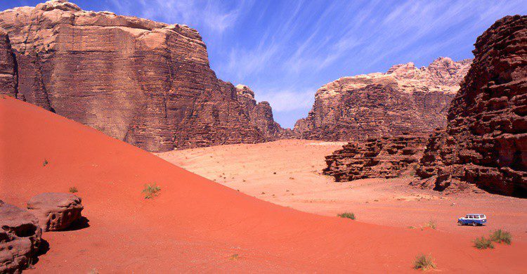 Desierto de Wadi Rum, en Jordania. Vanbeets (iStock)