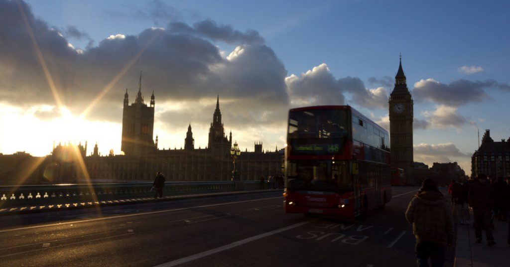 Fotografía típica de Londres.