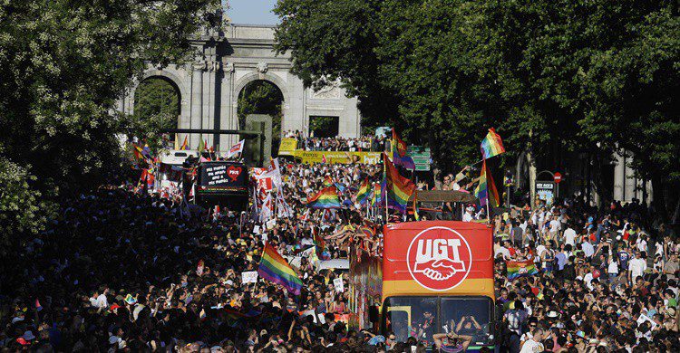 Imagen de la manifestación del Orgullo Gay en Madrid. Victor R. Caivano (GTresOnline)