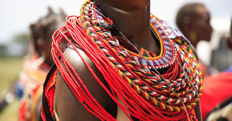 Imagen de una mujer en África. 