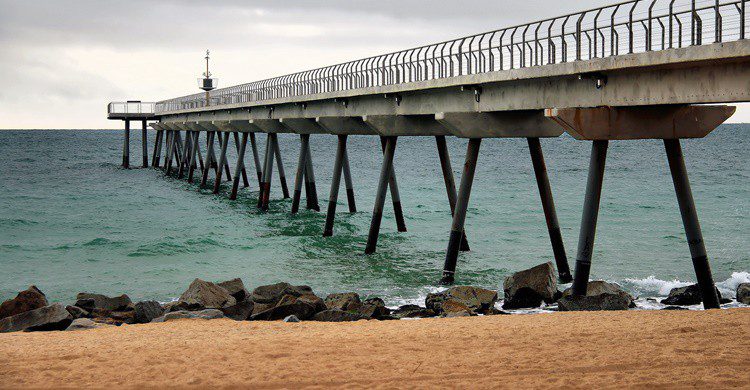 Playa de Pont de Petroli. Jorge Franganillo (Flickr)