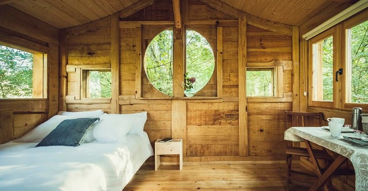 Dentro de una de las suites (Web de Basoa Suites)