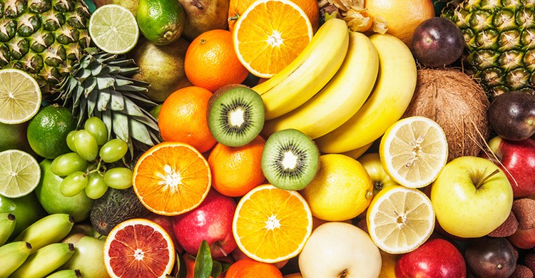 Varios tipos de fruta