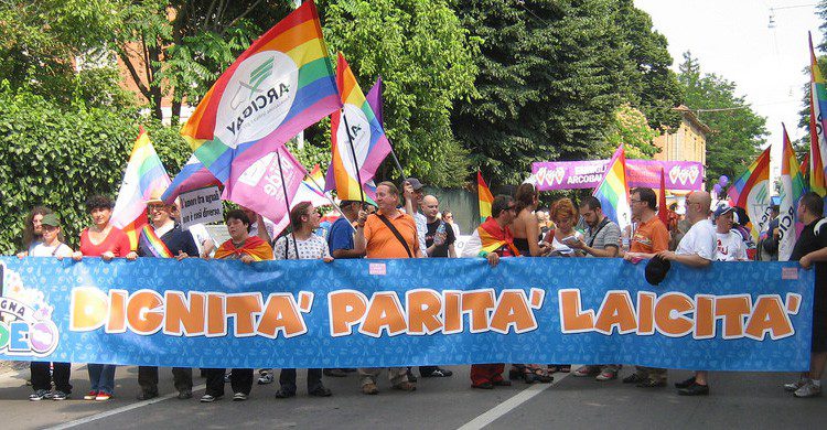 Manifestación en defensa del matrimonio gay en Italia (Fuente: Marco Mazzel / Flickr)