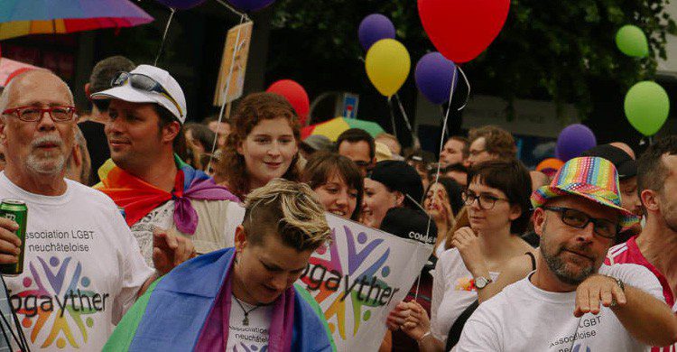 Manifestación por la conquista del matrimonio gay en Suiza (Fuente: Milo Peaceful / Flickr)