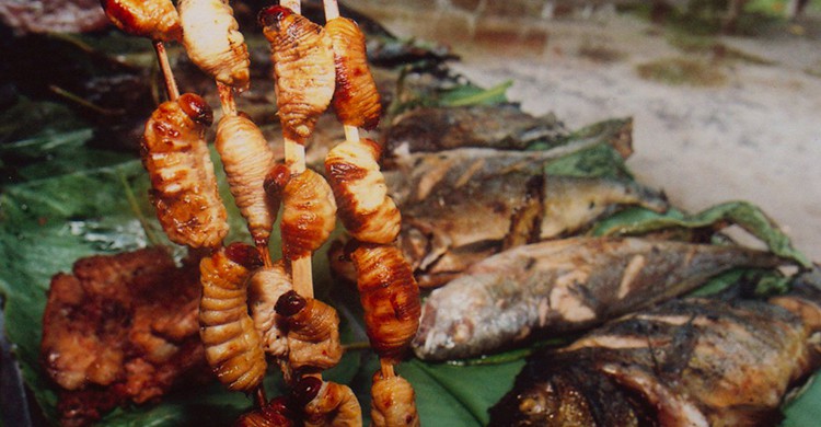Pinchos de suri peruano