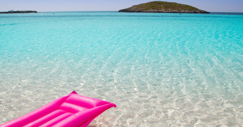 imagen aguas cristalina en Formentera