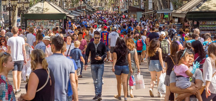 1. Hordas de turistas