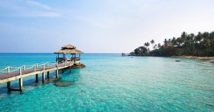 Islas Maldivas en primavera