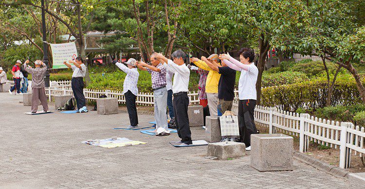 vida en la calle Seúl