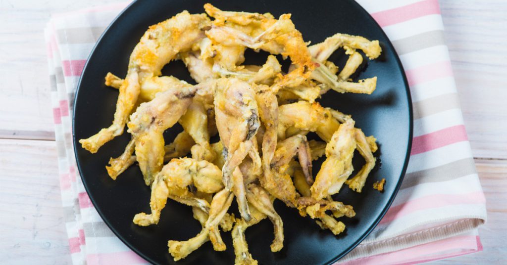imagen plato ancas de rana