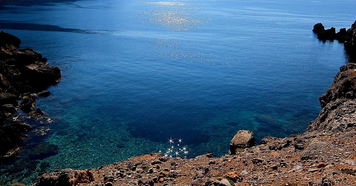 Vistas de la de la playa de Canyeret, Mallorca