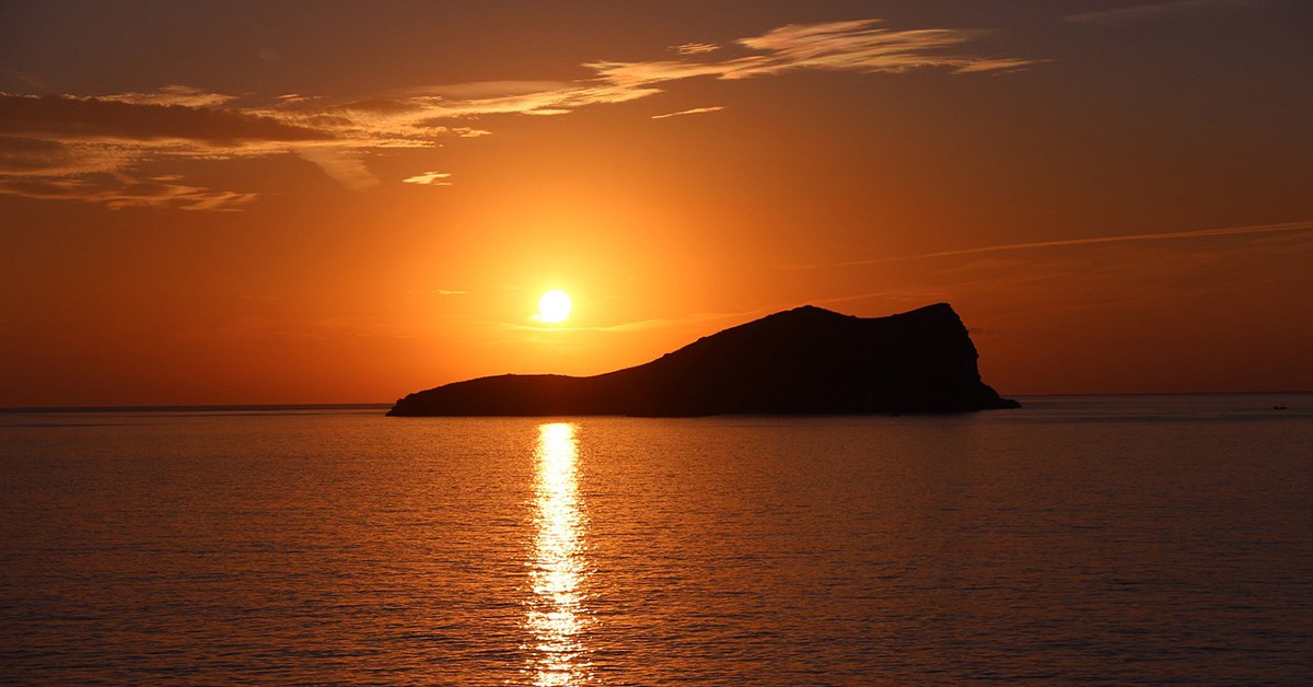 Puesta de sol en Ibiza