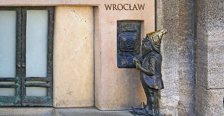 Uno de los duendes de Wroclaw
