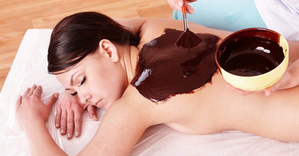 Sesión de chocolaterapia con masaje a base de chocolate