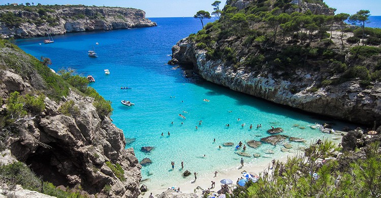 Una playa en Mallorca