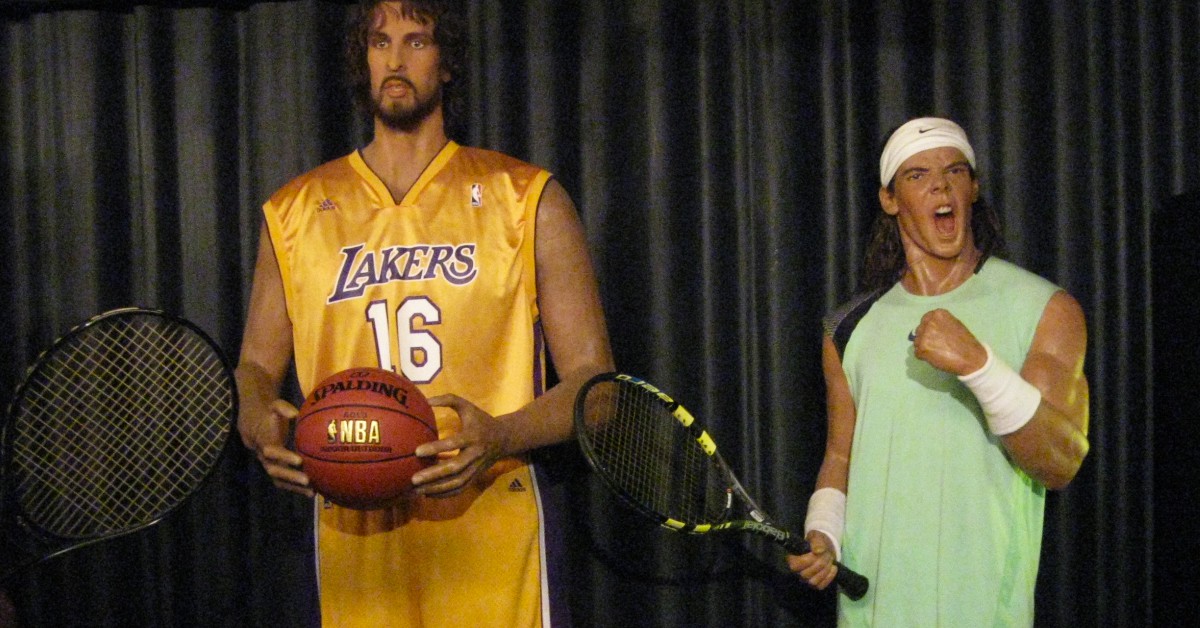 Pau Gasol y Rafa Nadal 