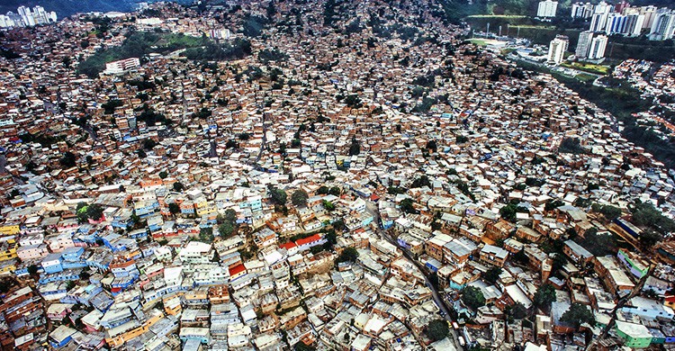 El barrio de Petare, en Caracas