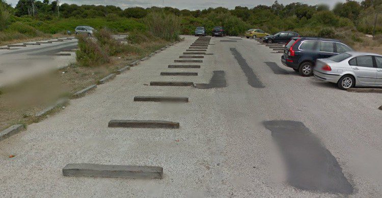 Parking de playa El Saler (Fuente: Google Maps)