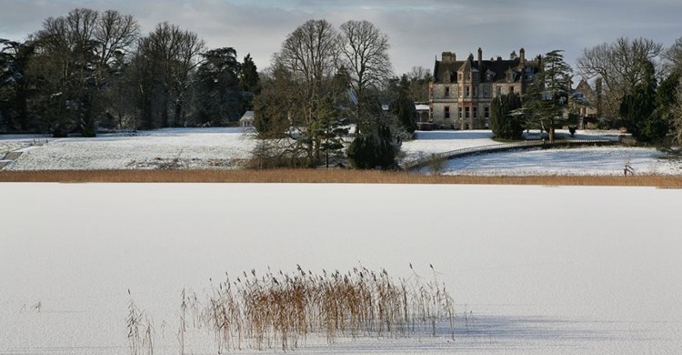 Vista desde la nieve (Castle Leslie Estate, Facebook)