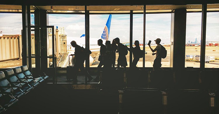 Embarque en el aeropuerto